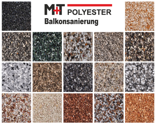 Marmorgranulat für Steinteppich