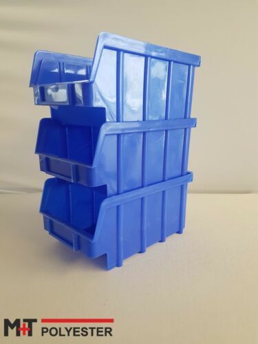 Stapelbox 240x150x130mm Stapelkasten Box blau