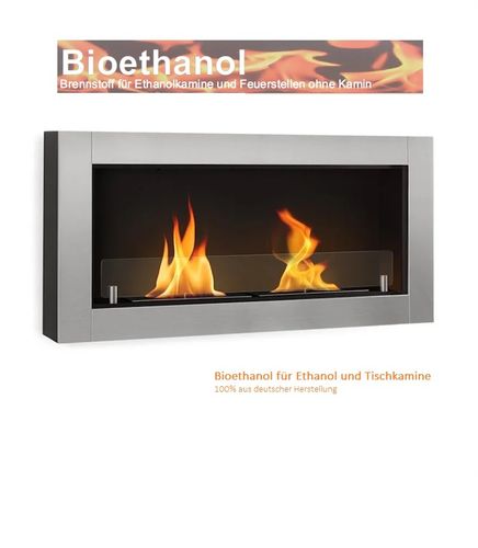 Bioethanol 99,6%, Alkohol für Ethanol Kamine Brennflüssigkeit Premium